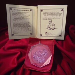NIB | Vintage 1982 Christmas Treasures collector's ornament. #1 *RARE*